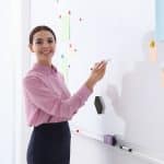 Set 20 bureti, magnetici, pentru tabla, whiteboard, Relaxdays - imagine 2