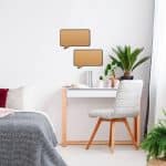 Set 2 panouri din pluta dreptunghiulare, 29 x 44 x 1 cm, Relaxdays - imagine 2