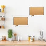 Set 2 panouri din pluta dreptunghiulare, 29 x 44 x 1 cm, Relaxdays - imagine 5