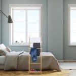Suport prosoape din bambus cu 4 bare si raft, 153 x 53,5 x 30 cm - imagine 4