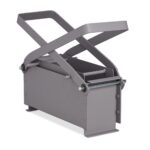 Presă manuală pentru brichete din hârtie – oțel argintiu, 2.8 kg - imagine 2