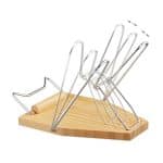 Suport tip stand pentru carti, din bambus, 4 x 19,5 x 28,5 cm - imagine 6