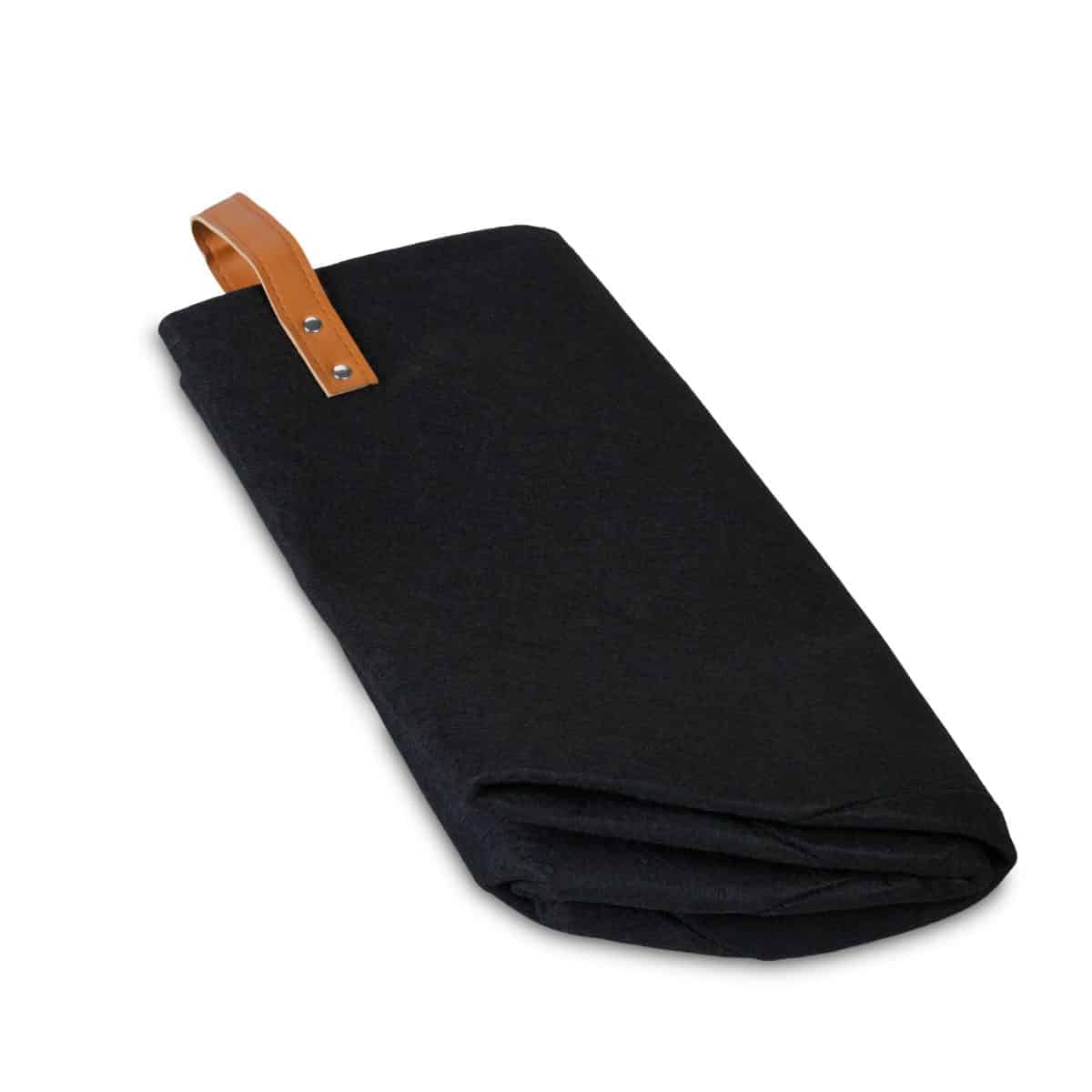 Set 2 cosuri de rufe, textile, 28 L, negru - imagine 5