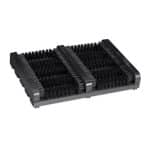 Dispozitiv curatare pantofi, Kraftpunkt®, 5, 5 x 36 x 26 cm, negru, lemn