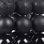 Set globuri brad, Craciun, 150 bucati, negru, NEW 2 - imagine 2