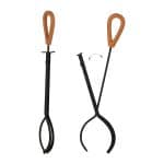 Set accesorii pentru semineu, 5 piese cu suport, 62 x 25 x 16 cm - imagine 4