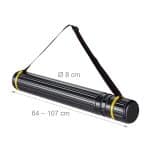 Tub transport protectie/desene/schite, extensibil, curea reglabila, galben, 64-107 x 8 cm - imagine 4
