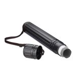 Tub transport protectie/desene/schite, extensibil, curea reglabila, negru, 64-107 x 8 cm