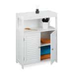 Dulap baie, alb, usi cu inchidere magnetica, MDF, 80 x 60 x 29 cm - imagine 2