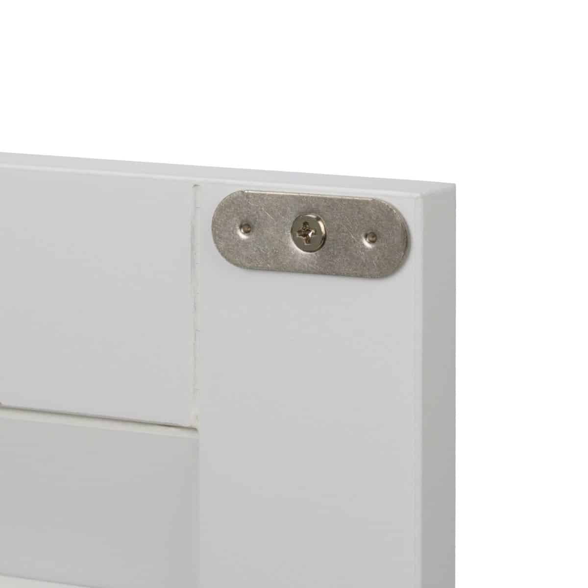 Dulap baie, alb, usi cu inchidere magnetica, MDF, 80 x 60 x 29 cm - imagine 7