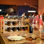 Suport pentru sticle de vin, din bambus, natural, capacitate 12 sticle, Relaxdays - imagine 3