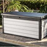 Lada/Cutie depozitare pentru terasa/gradina, 570 L, plastic