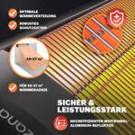 Radiator infrarosu exterior MONZANA 2500W – incalzitor electric cu picior reglabil si telecomanda - imagine 6