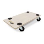 Carucior marfa, 4 roti, capacitate incarcare 200 kg, 11 x 58 x 30 cm