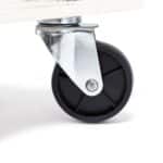 Carucior marfa, 4 roti, capacitate incarcare 200 kg, 11 x 58 x 30 cm - imagine 4