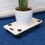 Carucior marfa, 4 roti, capacitate incarcare 200 kg, 11 x 58 x 30 cm - imagine 5