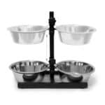 Boluri hranire caini, suport cu inaltime reglabila, 2 x 2,15 litri, 42 x 53 x 26 cm - imagine 6