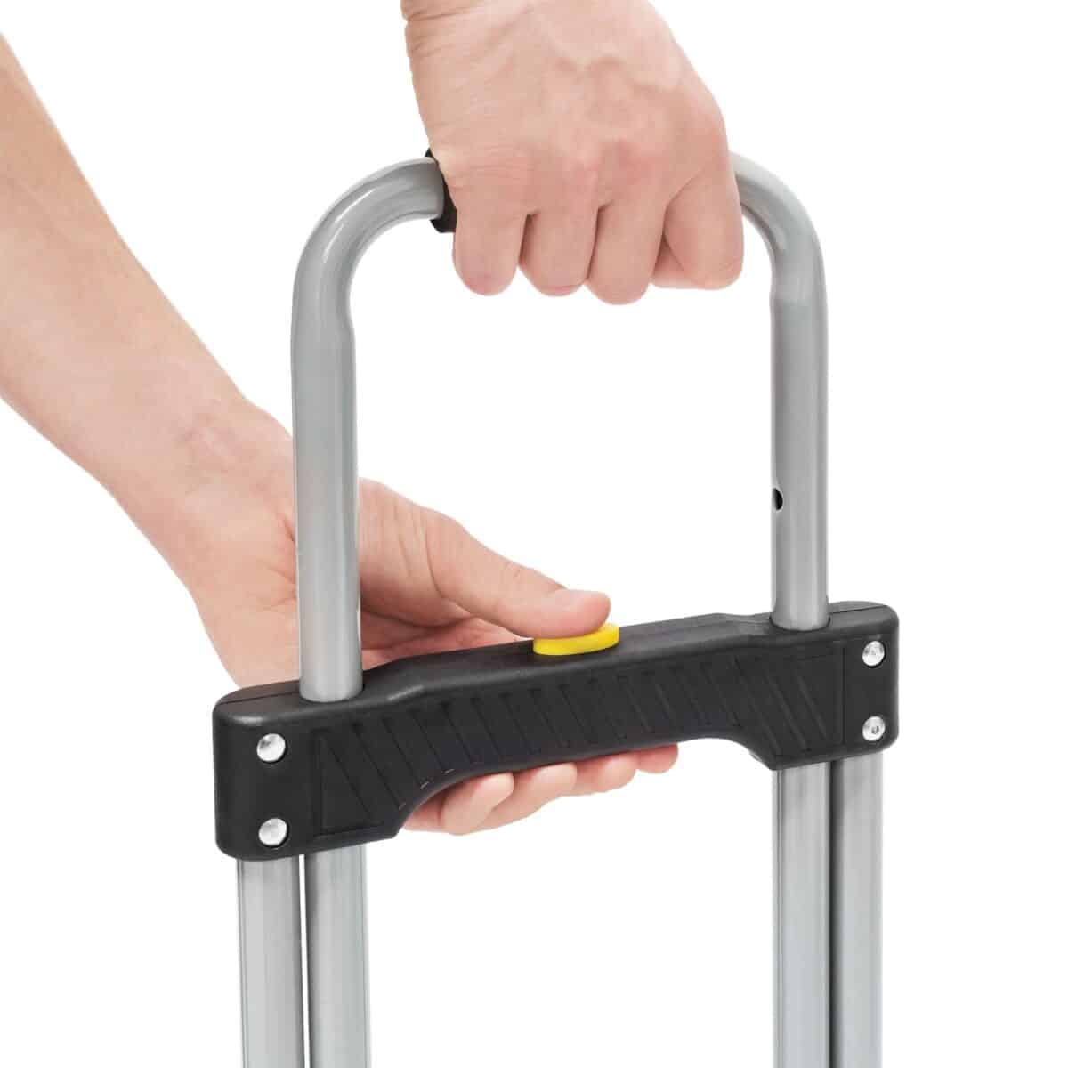 Carucior marfa pentru trepte, capacitate incarcare 60 kg, maner reglabil pe inaltime, Relaxdays - imagine 3