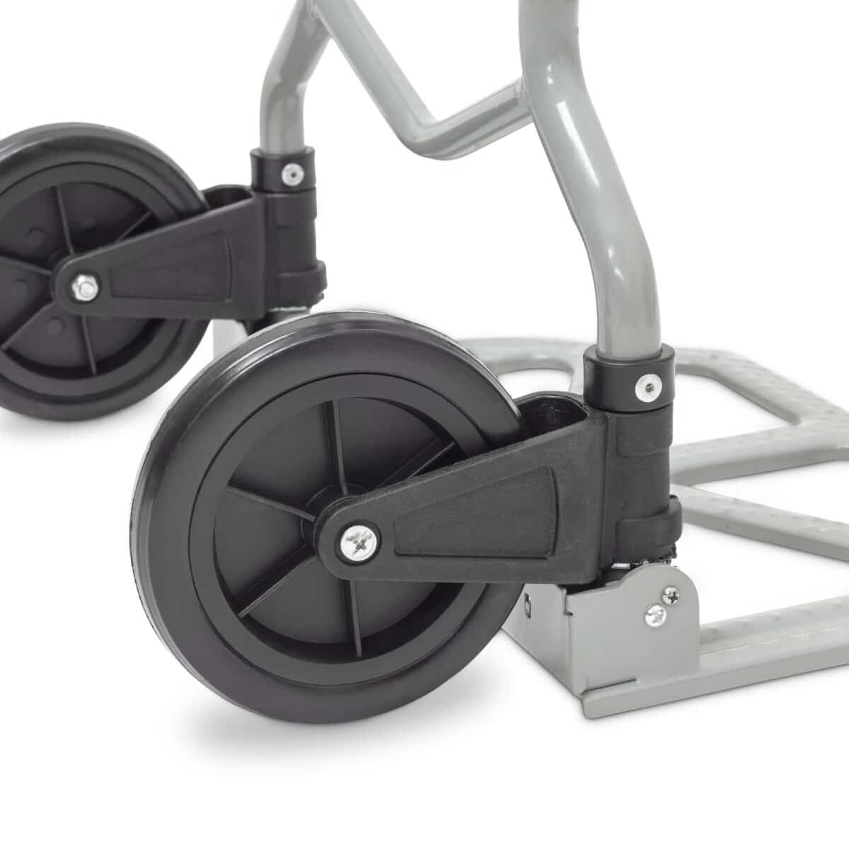 Carucior marfa pentru trepte, capacitate incarcare 60 kg, maner reglabil pe inaltime, Relaxdays - imagine 5