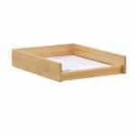 Tavita documente A4, din bambus, 6 x 25 x 33 cm, Relaxdays