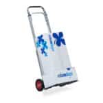 Carucior marfa, capacitate incarcare 200 kg, maner reglabil pe inaltime, Relaxdays