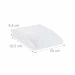 Tavita documente A4, bambus, alb, 6,5 x 25 x 33,5 cm, Relaxdays - imagine 4