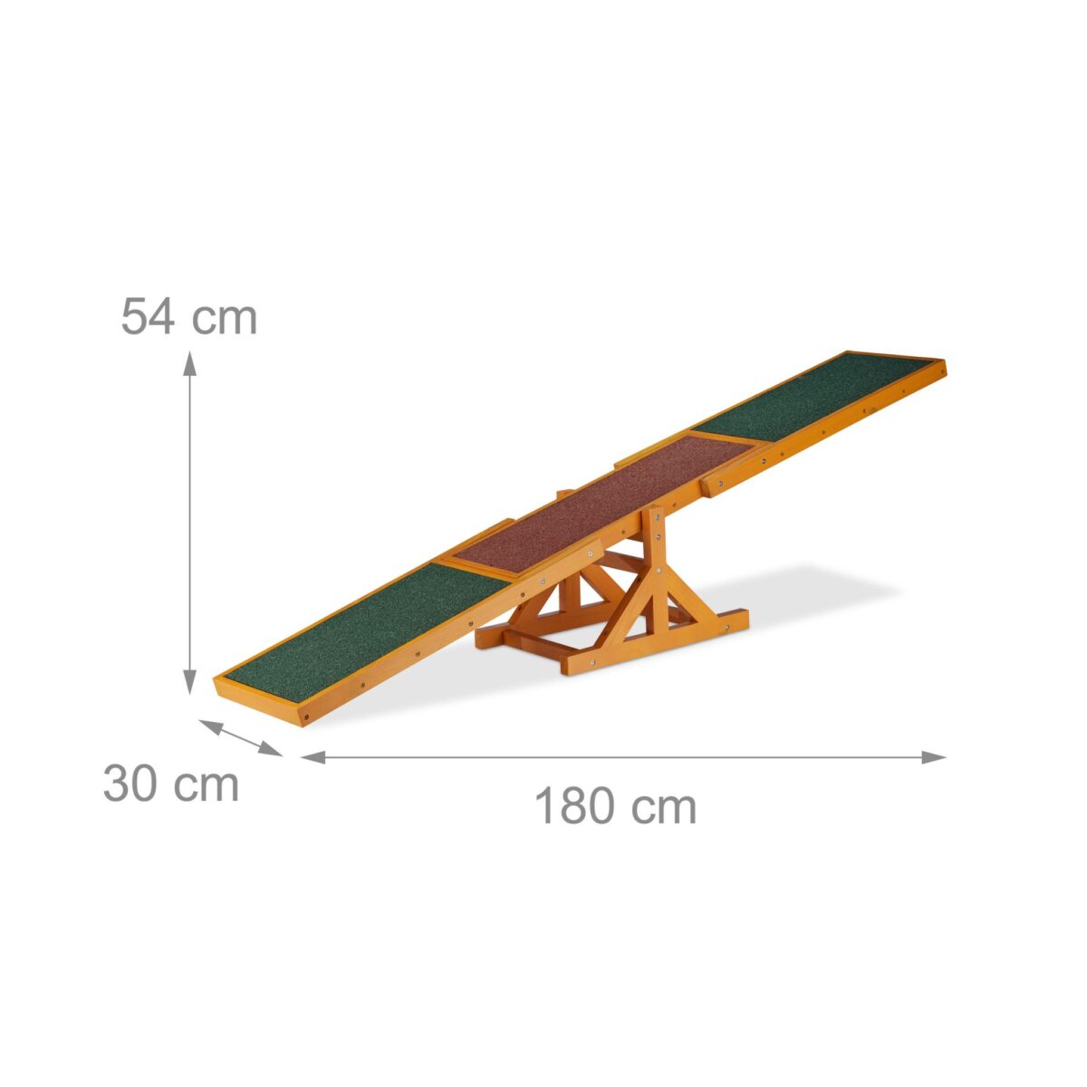 Balansoar dresaj caini, invelis din cauciuc antiderapant, 54 x 180 x 30 cm - imagine 4