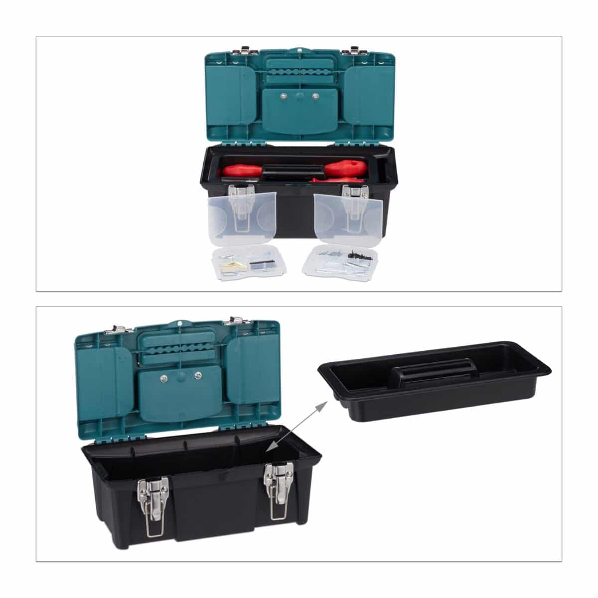 Cutie compartimentata, maner transport, capacitate 20 kg, 13 x 33 x 18 cm - imagine 6