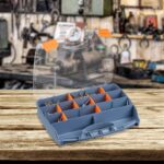 Set 3 cutii, compartimentate, maner transport, 6 x 32 x 24 cm - imagine 2