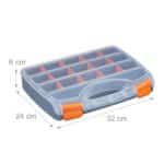 Set 3 cutii, compartimentate, maner transport, 6 x 32 x 24 cm - imagine 4