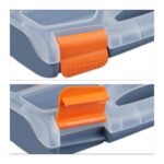 Set 3 cutii, compartimentate, maner transport, 6 x 32 x 24 cm - imagine 6