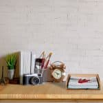 Tavita documente A4, din bambus, 7 x 25 x 33 cm, Relaxdays - imagine 3