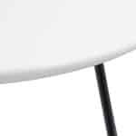 Set 2 masute cafea, alb/negru, MDF - imagine 5
