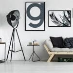 Masuta de cafea, din otel, 59,5 x 40 x 40 cm, negru - imagine 4