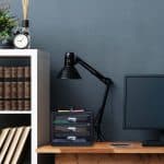 Organizator de birou, metalic, 3 sertare, negru, 23 x 27,5 x 35 cm - imagine 2