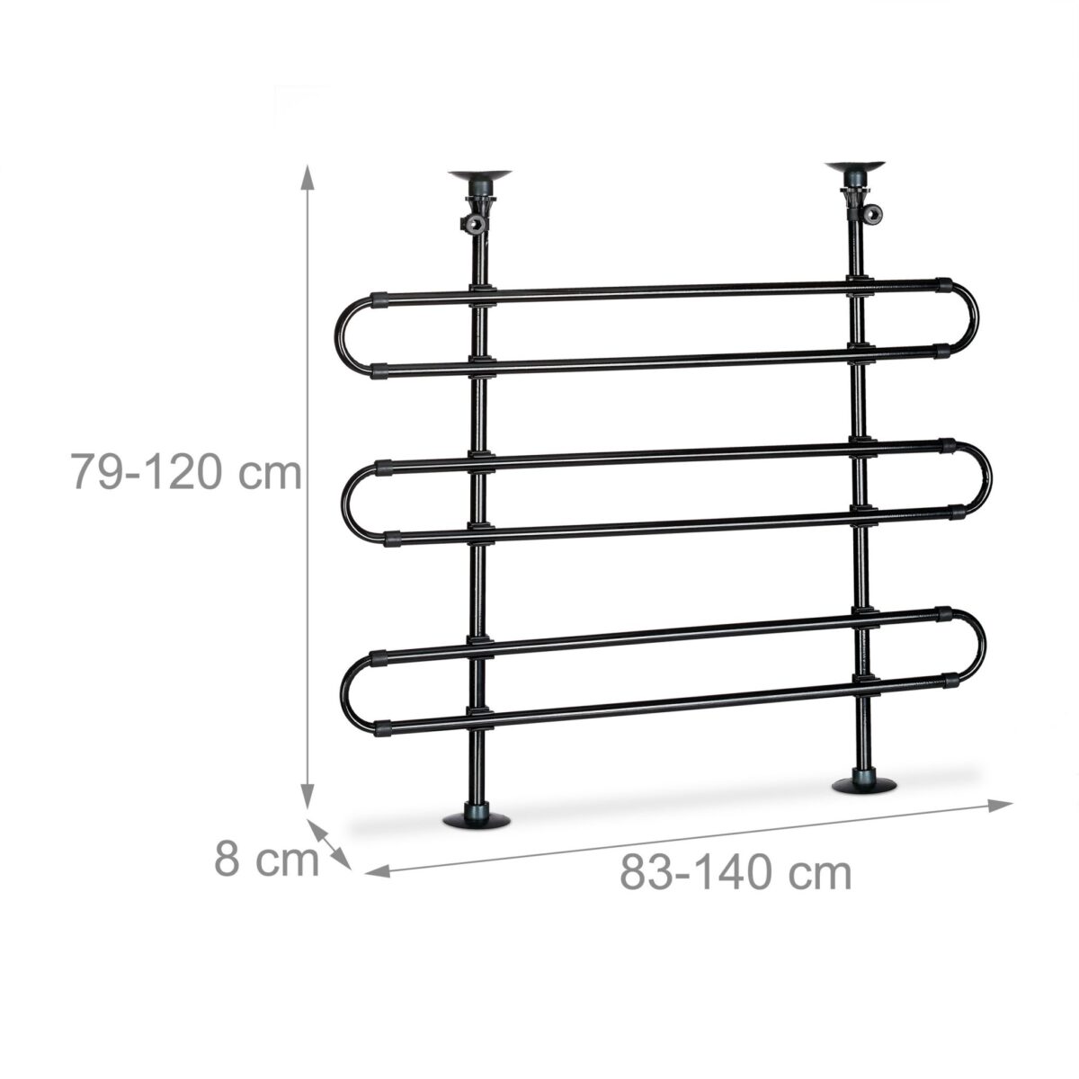 Panou/gard de protectieb auto, latimea si inaltimea reglabile, 79 - 120 x 83 - 140 x 8 cm - imagine 4