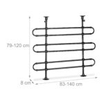 Panou/gard de protectieb auto, latimea si inaltimea reglabile, 79 - 120 x 83 - 140 x 8 cm - imagine 4