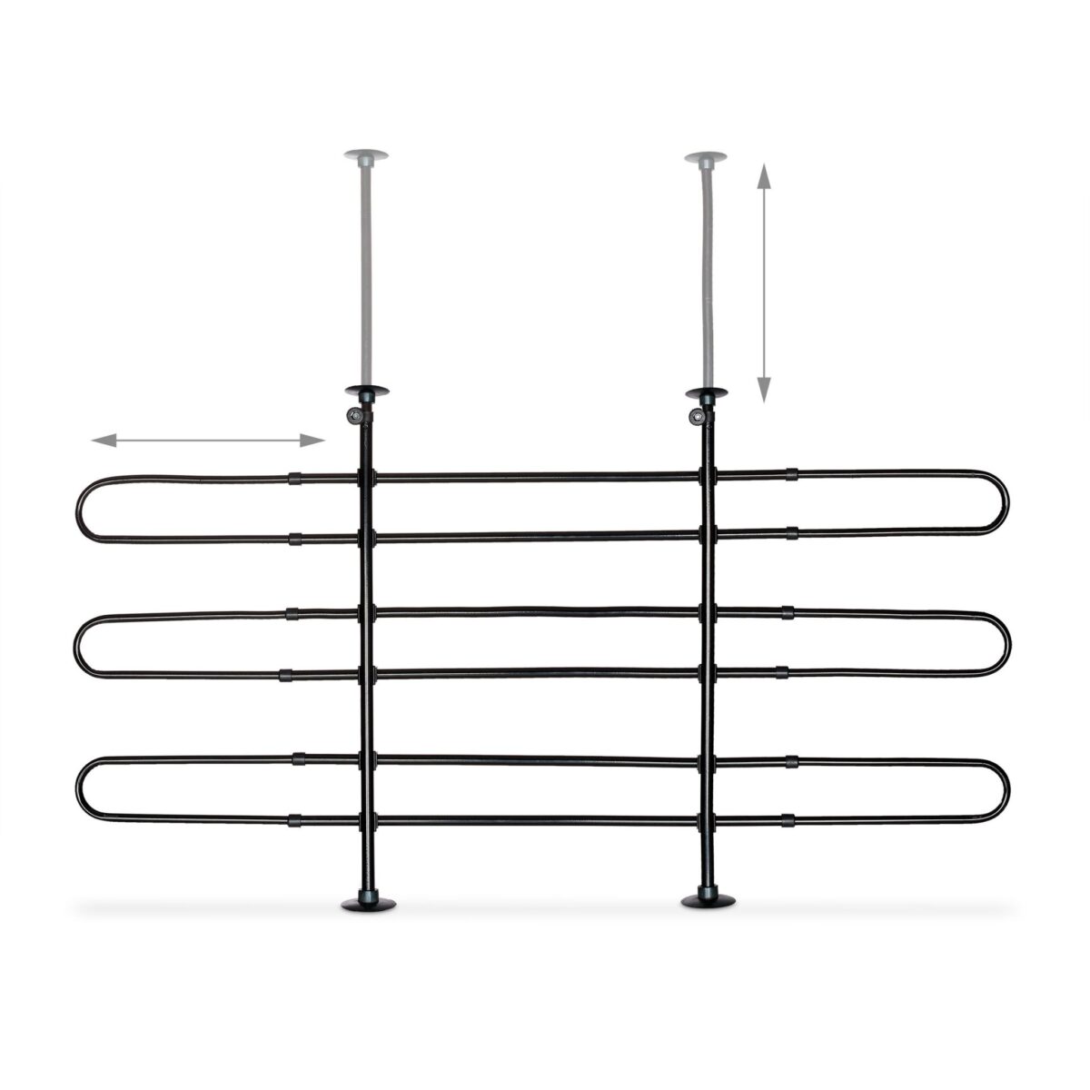 Panou/gard de protectieb auto, latimea si inaltimea reglabile, 79 - 120 x 83 - 140 x 8 cm - imagine 6
