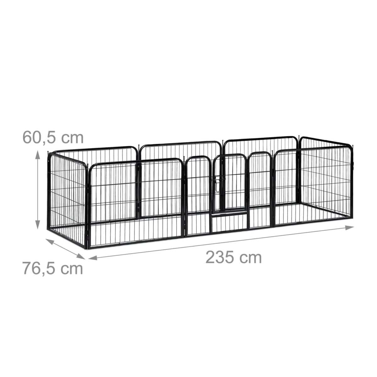 Tarc pentru animale de companie, interior si exterior, 60,5 x 76,5 x 235 cm - imagine 2