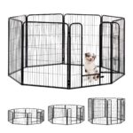 Tarc pentru animale de companie, interior si exterior, 100 x 76,5 x 235 cm