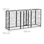 Tarc pentru animale de companie, interior si exterior, 120 x 76,5 x 235 cm - imagine 4