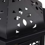 Set 3 felinare metalice, vintage, negru - imagine 6