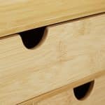 Organizator de birou, din bambus, compartimentat, 21 x 30 x 20 cm - imagine 7