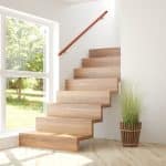 Balustrada din aluminiu cu aspect de lemn, maro, 150 cm - imagine 2