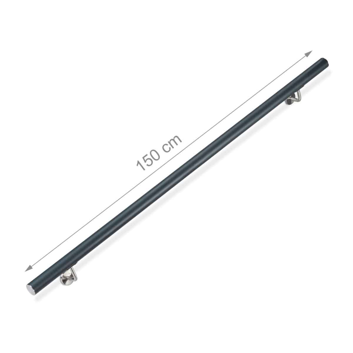 Balustrada din aluminiu, antracit, 150 cm - imagine 6