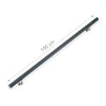 Balustrada din aluminiu, antracit, 150 cm - imagine 6