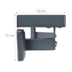 Balustrada dreptunghiulara din otel, antracit, 150 cm - imagine 4