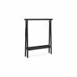 Set 2 staliere multifunctionale din otel, pliabile, capacitate 100 kg, negru, Relaxdays - imagine 10