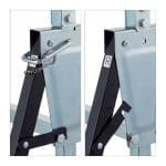 Set 2 staliere multifunctionale, pliabile, inaltime 7 trepte, capacitate 200 kg, Relaxdays - imagine 7