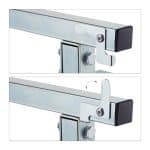 Set 2 staliere multifunctionale, pliabile, inaltime 7 trepte, capacitate 200 kg, Relaxdays - imagine 8